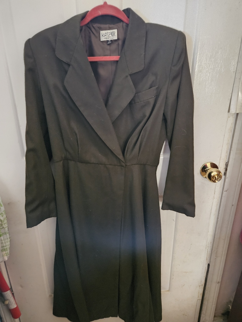 Kasper Olive Tailored Dress Size 10